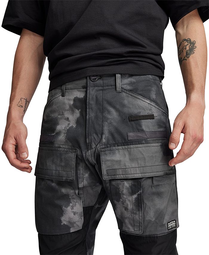 GStar Raw Men's RegularFit Tapered Camo Cargo Pants Macy's