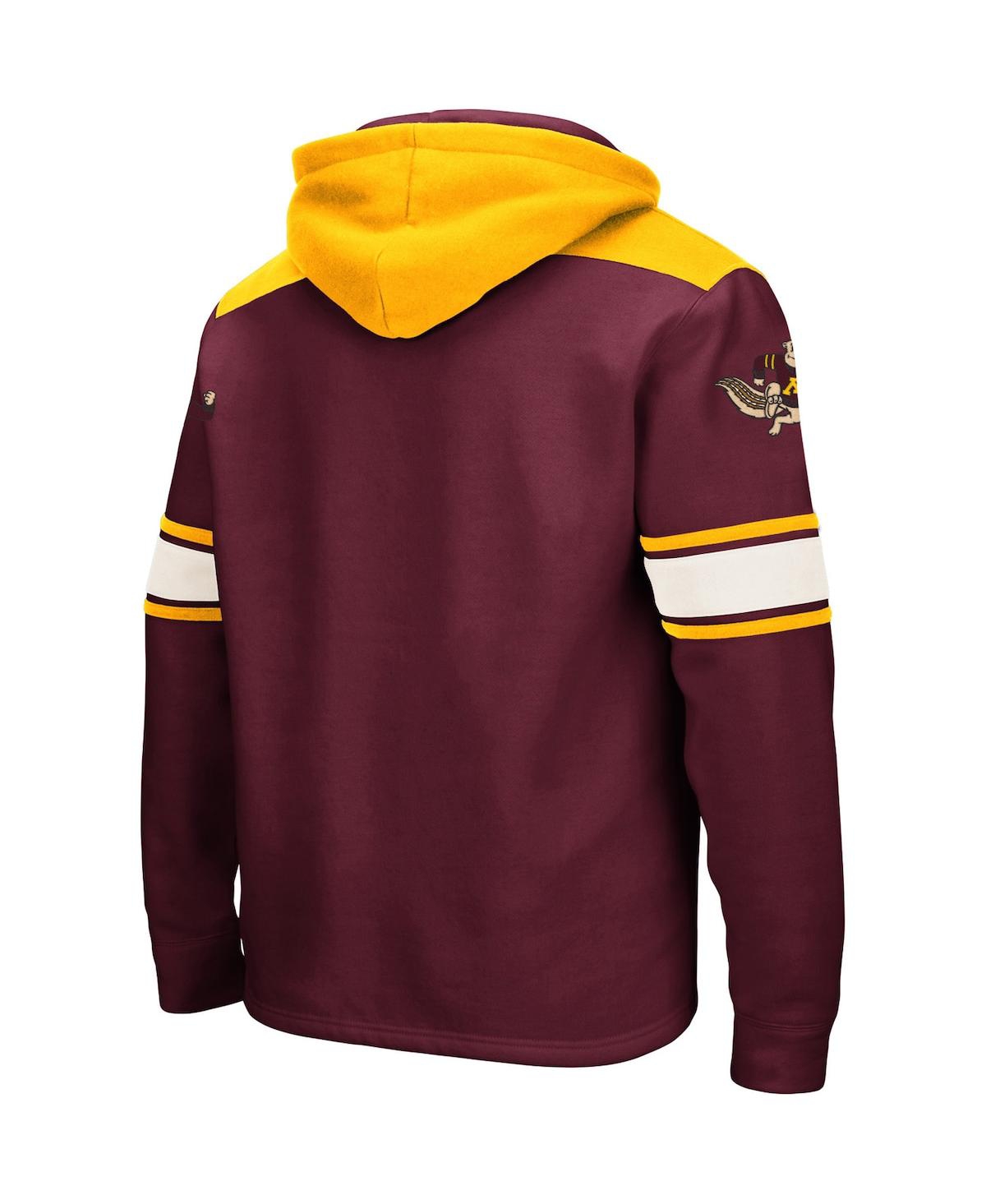 Colosseum Men's  Maroon Minnesota Golden Gophers 2.0 Lace-up Pullover Hoodie In Maroon
