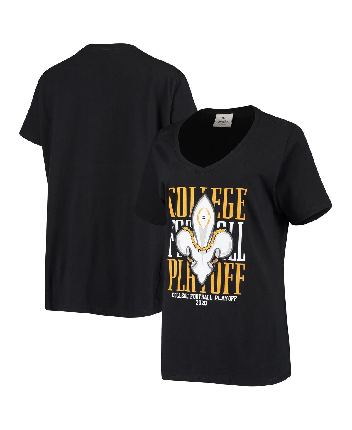 Fanatics Women's  Branded Black Lsu Tigers 2020 College Football Playoff Varsity T-shirt