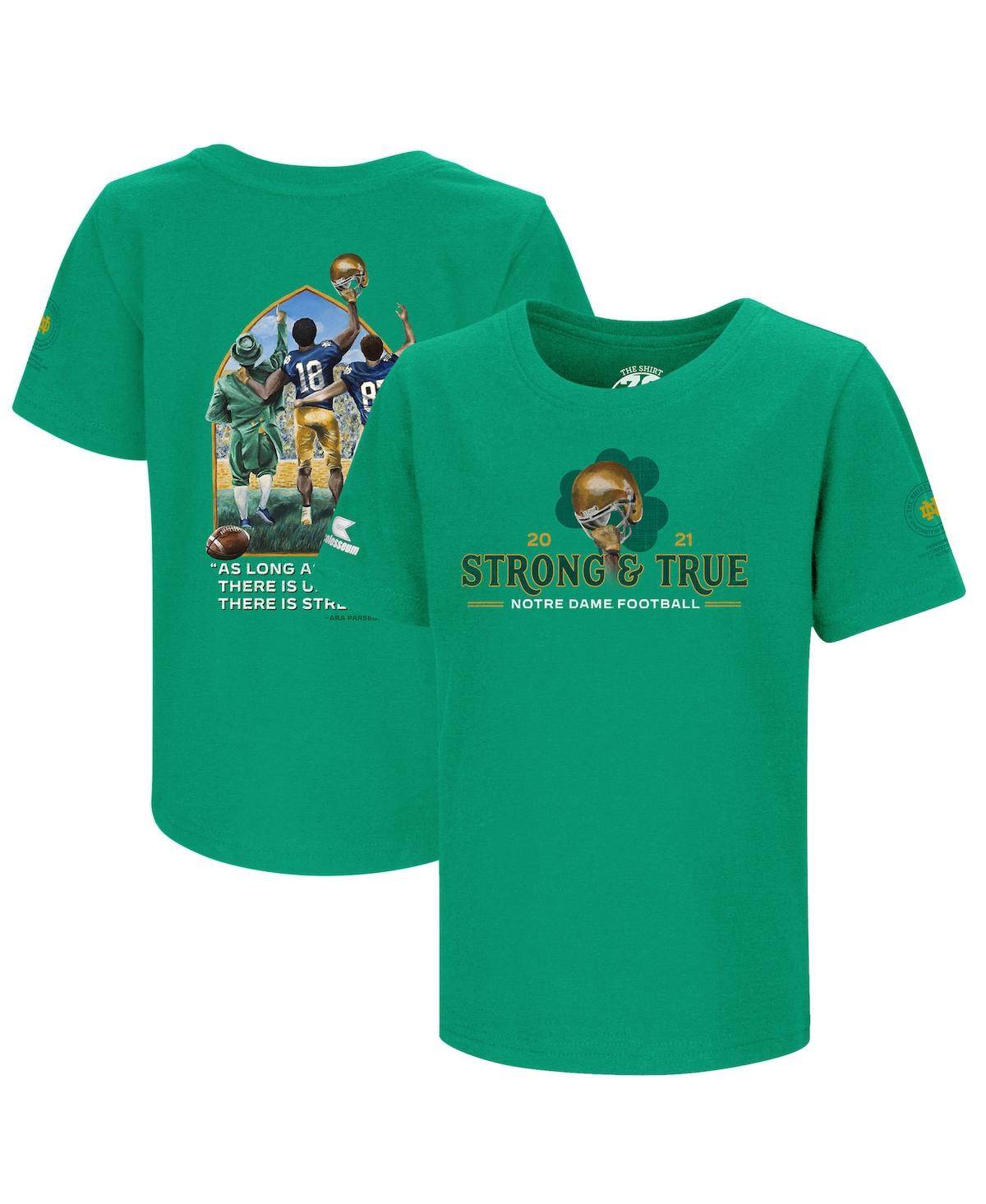 Colosseum Babies' Toddler Boys And Girls  Green Notre Dame Fighting Irish 2021 The Shirt T-shirt