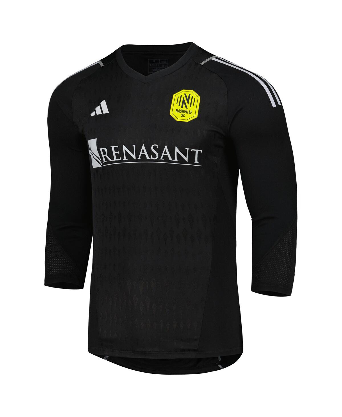 Men's adidasNashville Sc 2023 Goalkeeper Long Sleeve Replica Jersey - Black