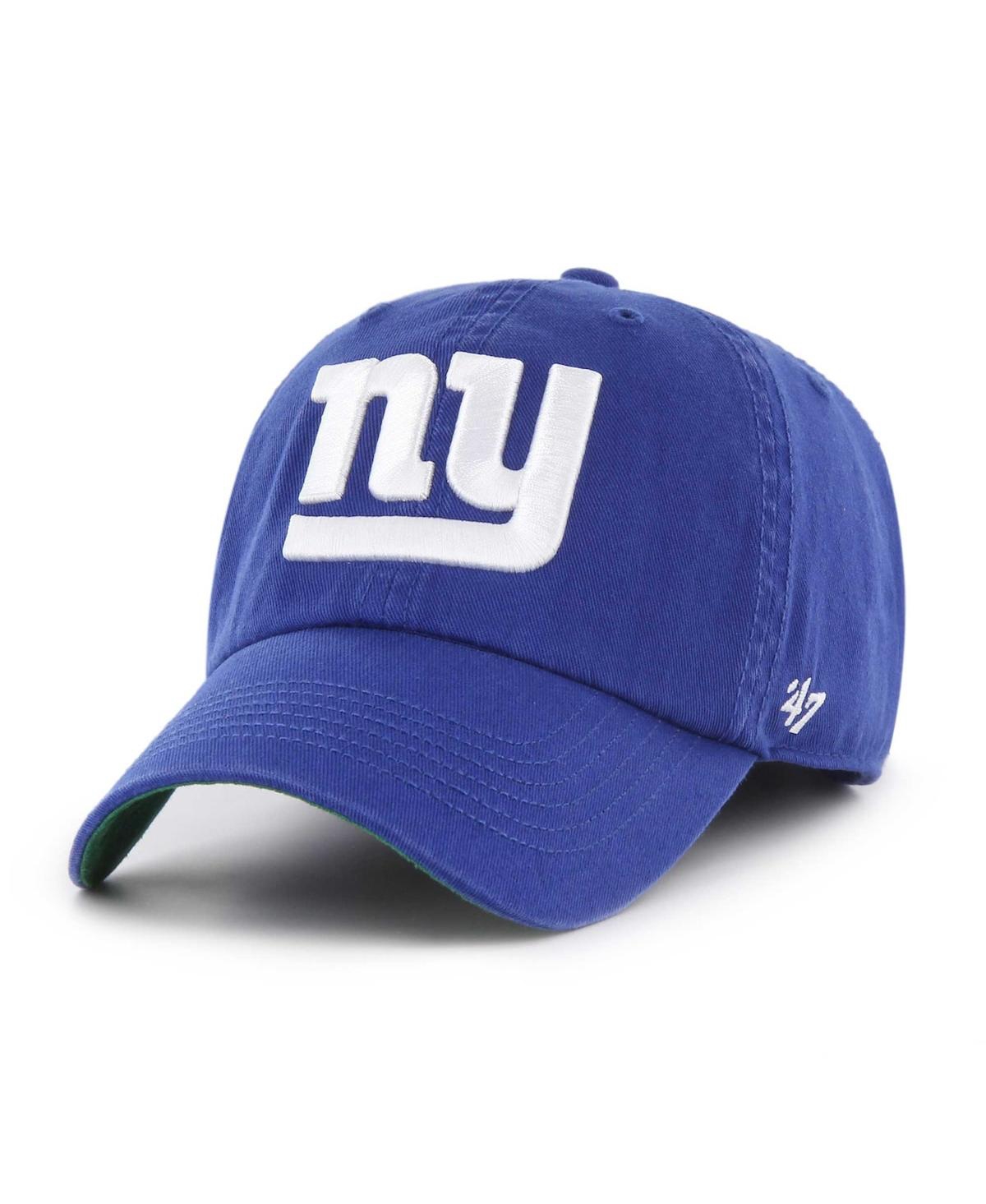 Shop 47 Brand Men's ' Royal New York Giants Sure Shot Franchise Fitted Hat