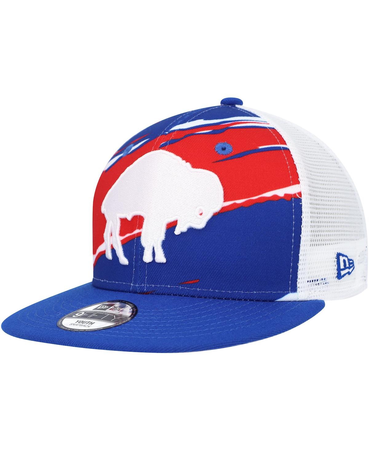 New Era Kids' Youth Boys And Girls  Royal Buffalo Bills Tear 9fifty Snapback Hat