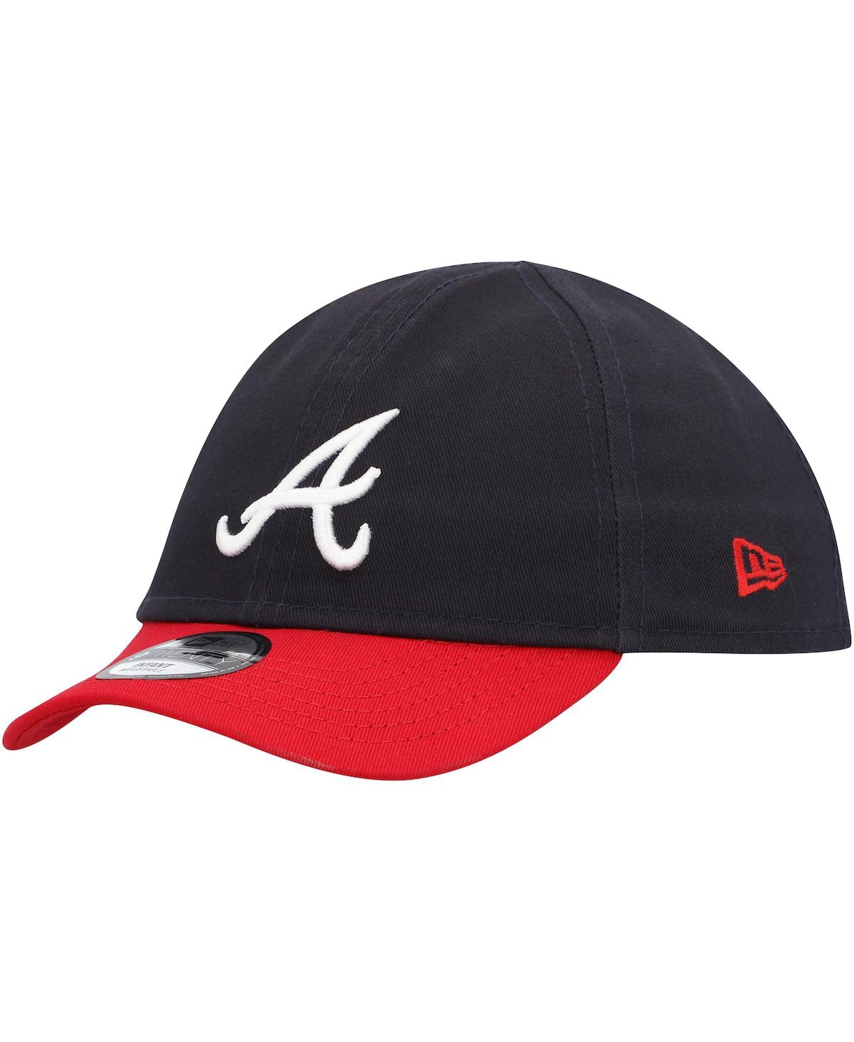 New Era Babies' Infant Boys And Girls  Navy Atlanta Braves Team Color My First 9twenty Flex Hat