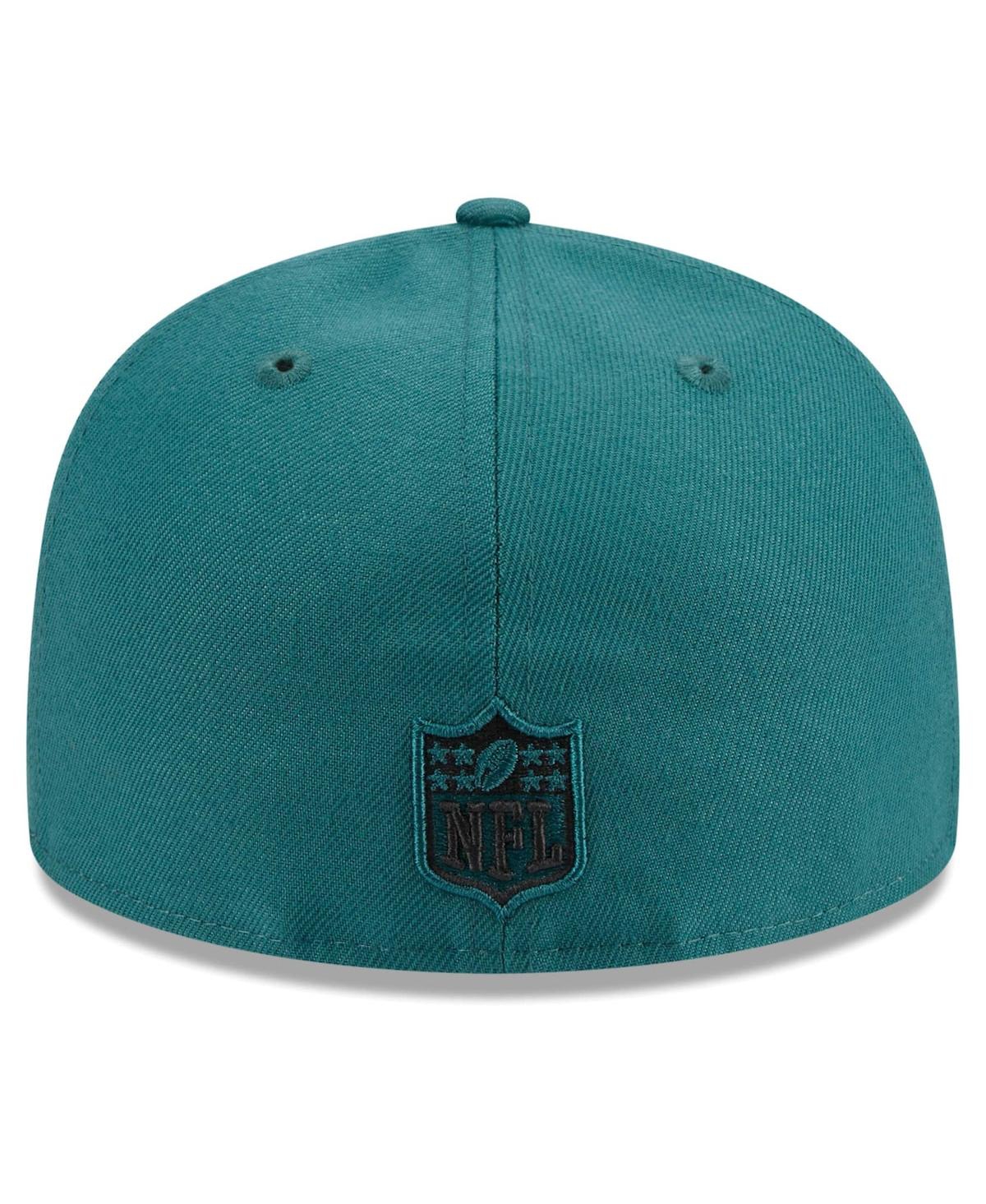 Men's New EraPhiladelphia Eagles Main Patch 59FIFTY Fitted Hat - Midnight Green