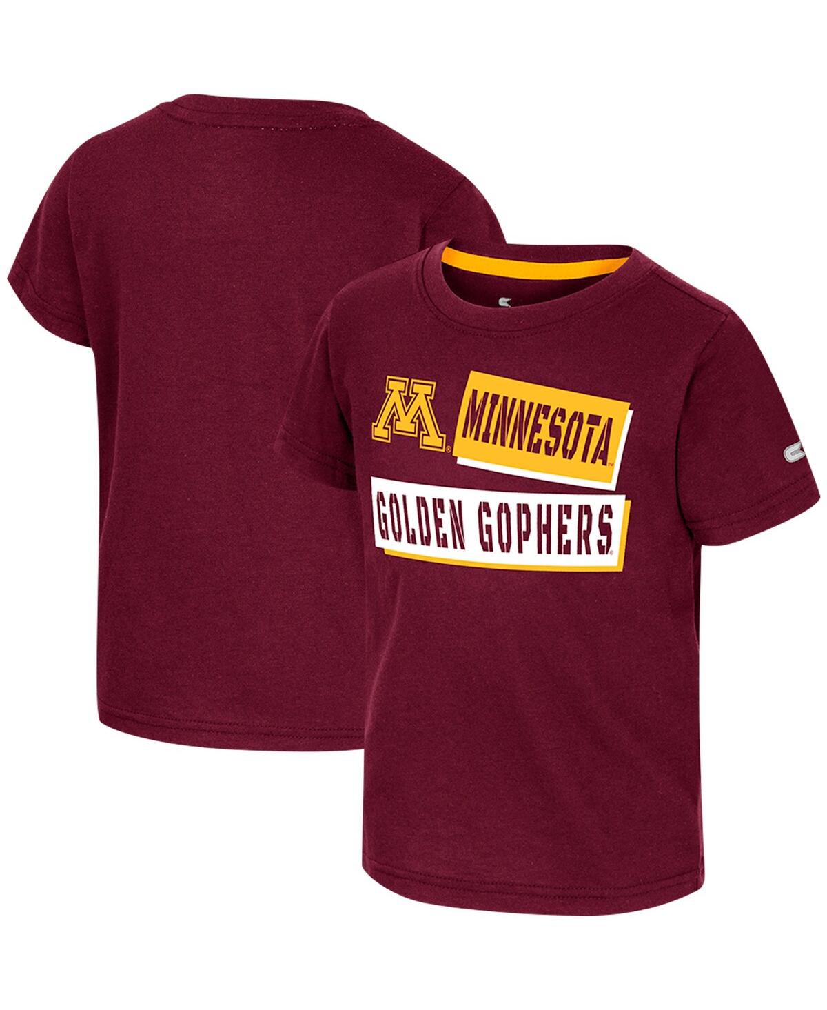 Colosseum Babies' Toddler Boys And Girls  Maroon Minnesota Golden Gophers No Vacancy T-shirt