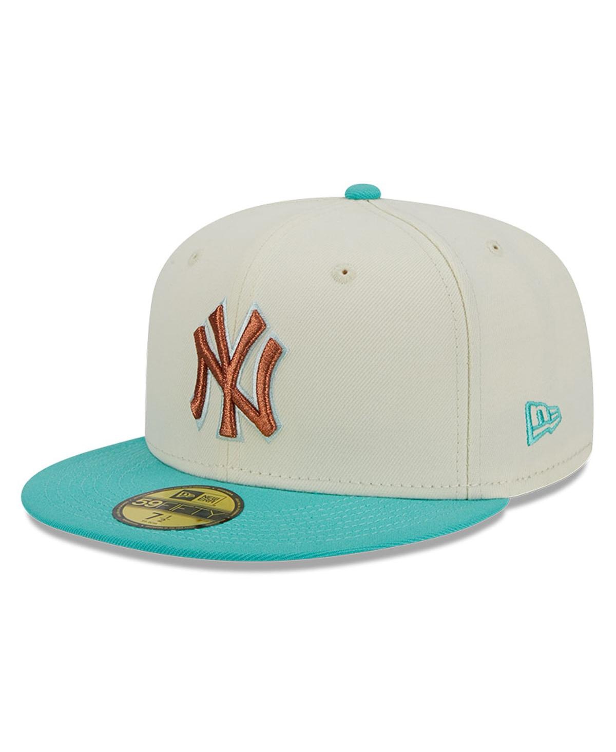 Shop New Era Men's  White New York Yankees City Icon 59fifty Fitted Hat