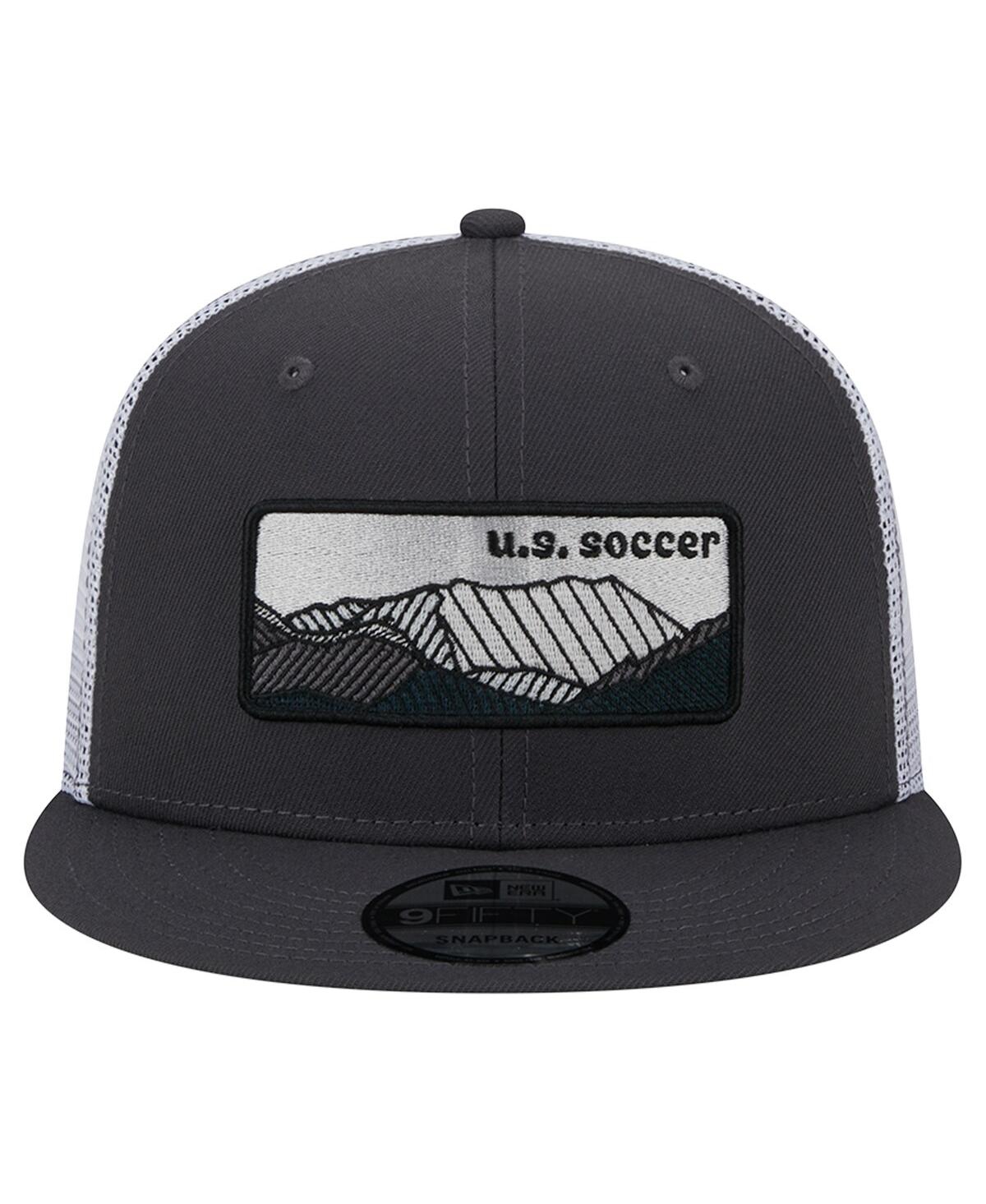 Men's New Era White Usmnt Outdoor Trucker 9FIFTY Snapback Hat - White