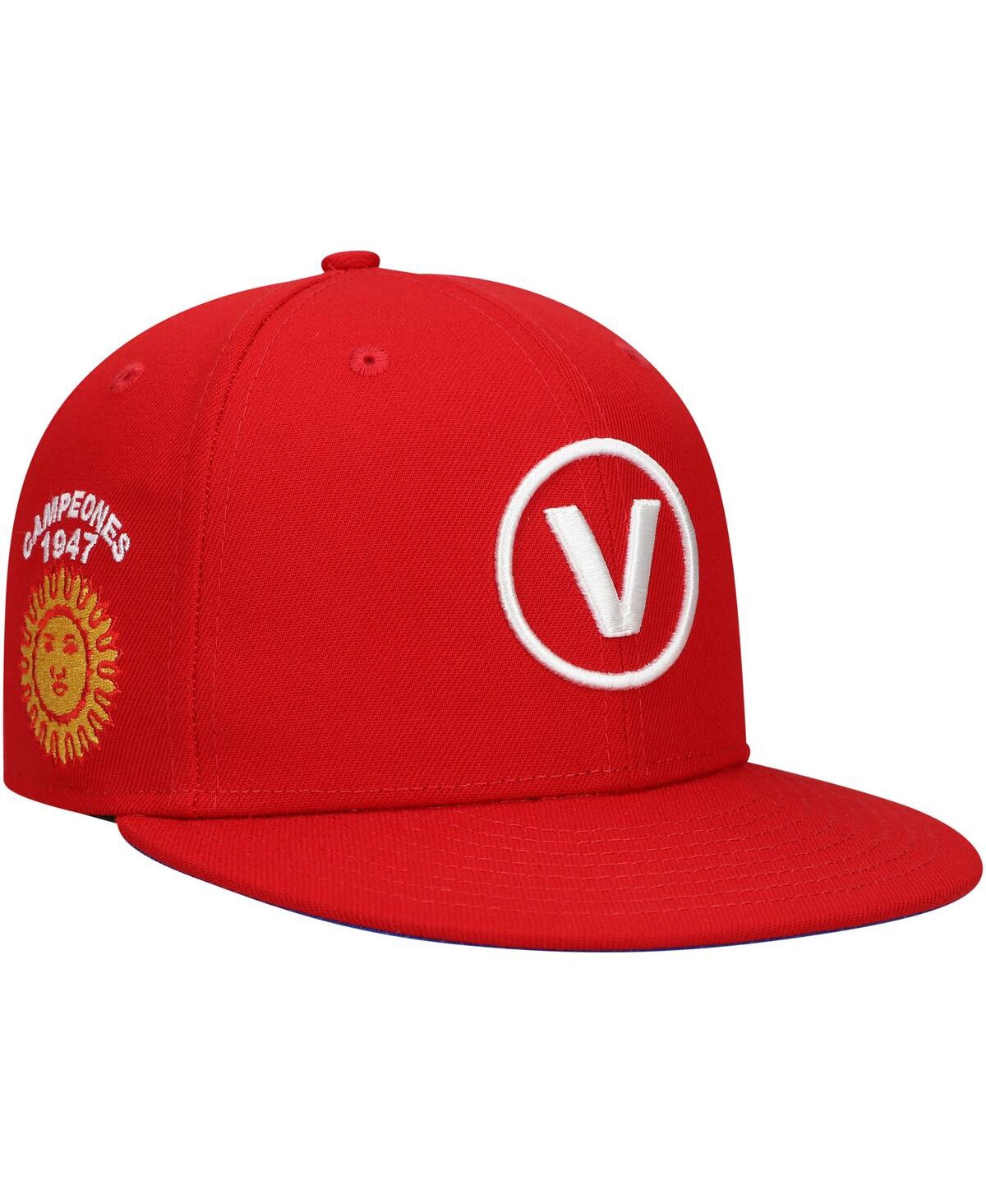 Men's Rings & Crwns Red Vargas Campeones Team Fitted Hat - Red