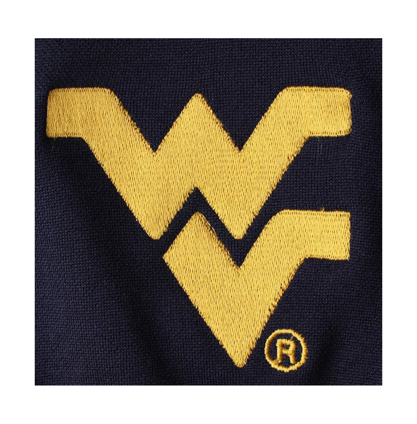Little King Apparel Big Girls Navy West Virginia Mountaineers Two-Piece Cheer Set — фото 2