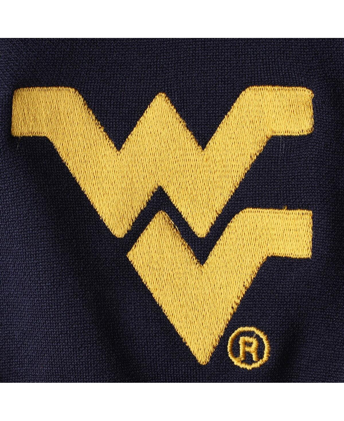 LITTLE KING APPAREL BIG GIRLS NAVY WEST VIRGINIA MOUNTAINEERS TWO-PIECE CHEER SET 