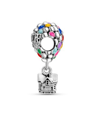 Disney Sterling Silver Pixar Up House Balloons Charm