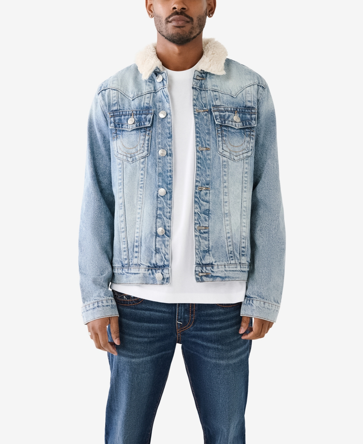 TRUE RELIGION MEN'S SHERPA JIMMY JACKET 