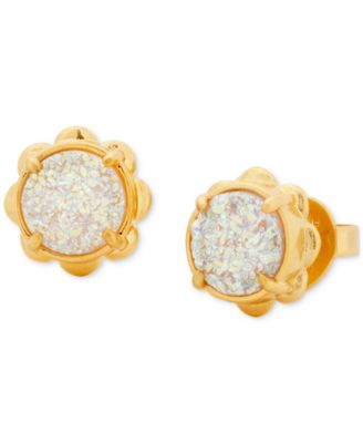 kate spade new york - Gold-Tone Glam Gems Stud Earrings