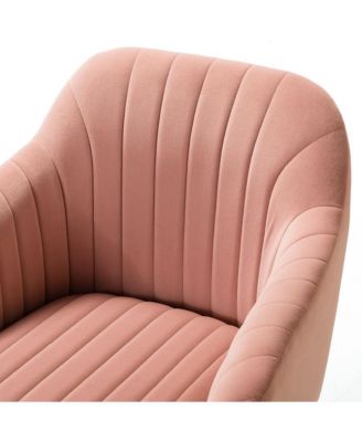 Modern Cute Velvet Home Office Desk Chair