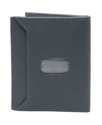 Men's Men RFID Leather Wallet Slim Front Pocket Wallet Business Card Case