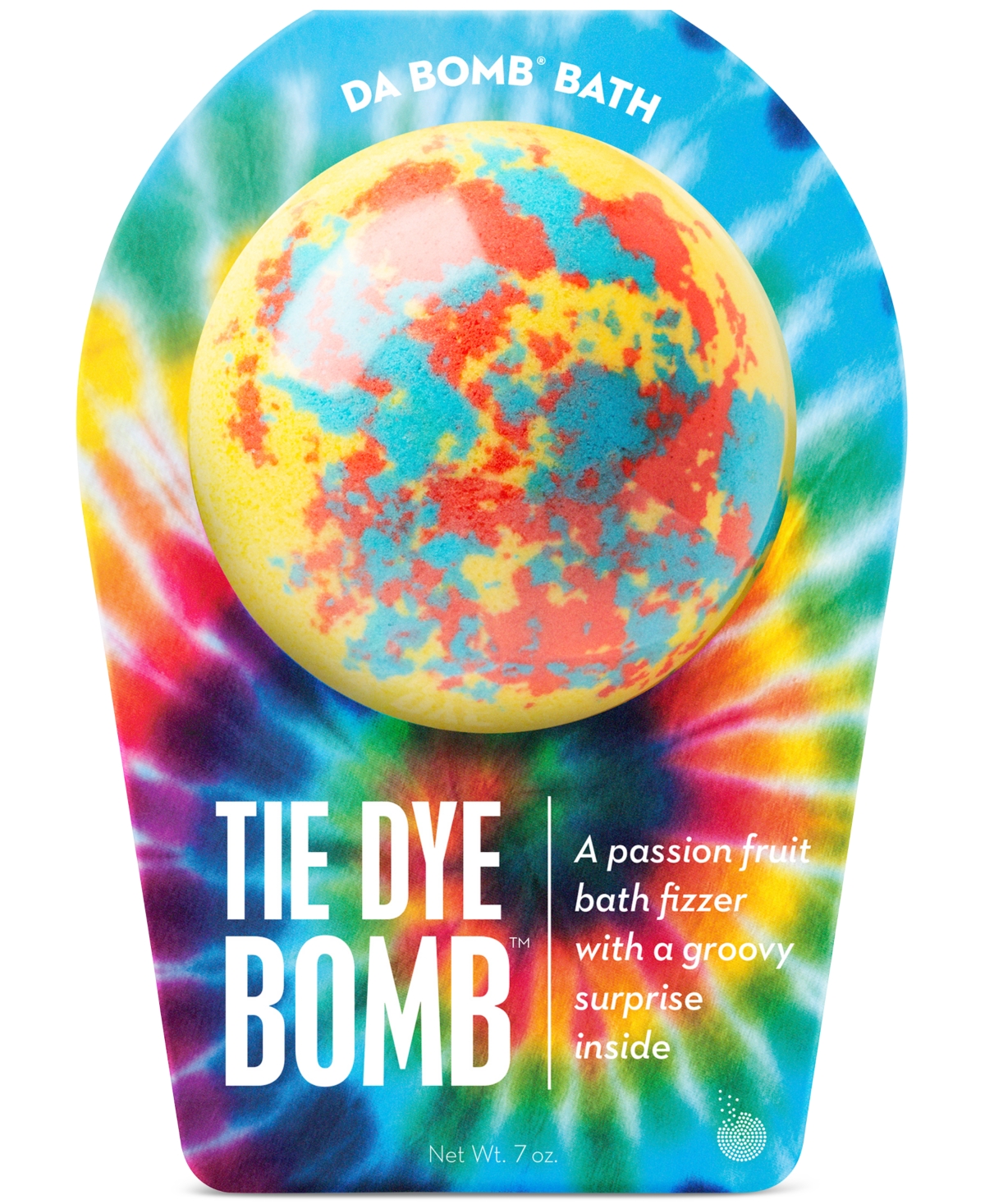 Tie Dye Bath Bomb, 7 oz. - Tie Dye Bomb
