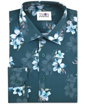 green dress for fall Mint Green Floral Shirt for Men – Hamercop