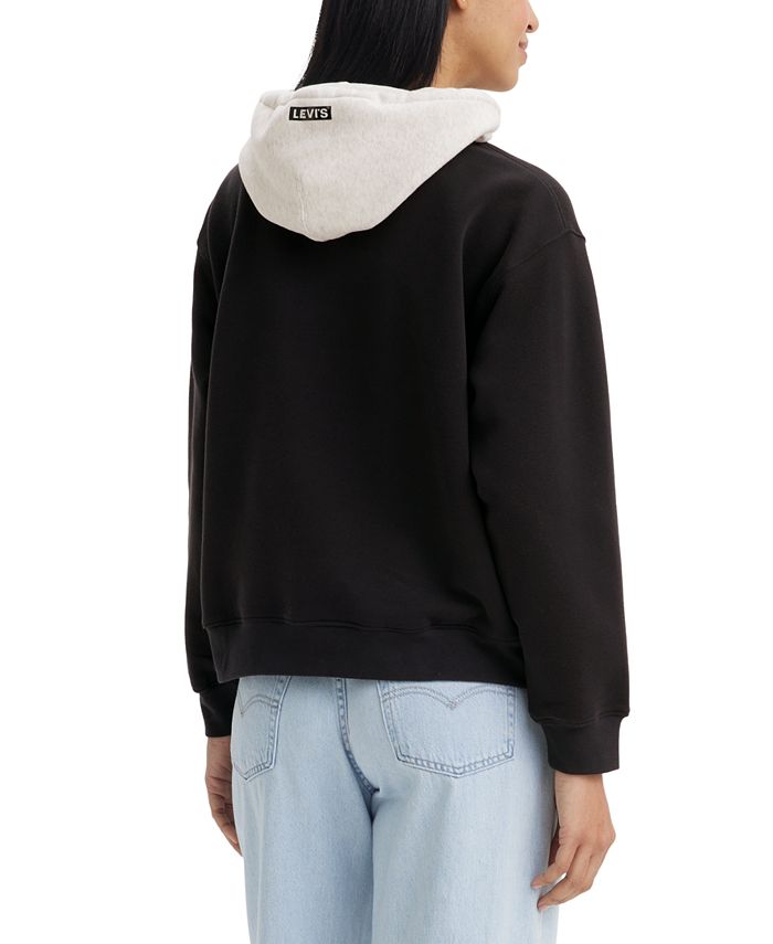 Womens black store levis hoodie