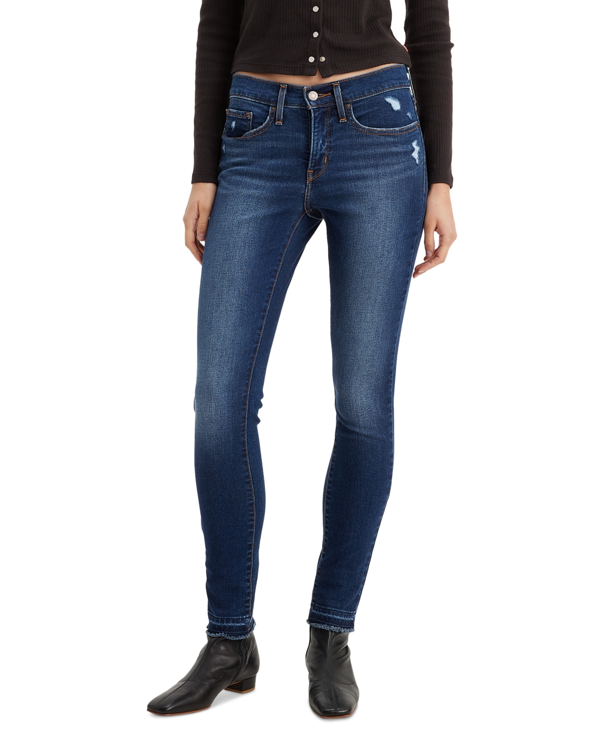 Women's 311 Mid Rise Shaping Skinny Jeans - Black