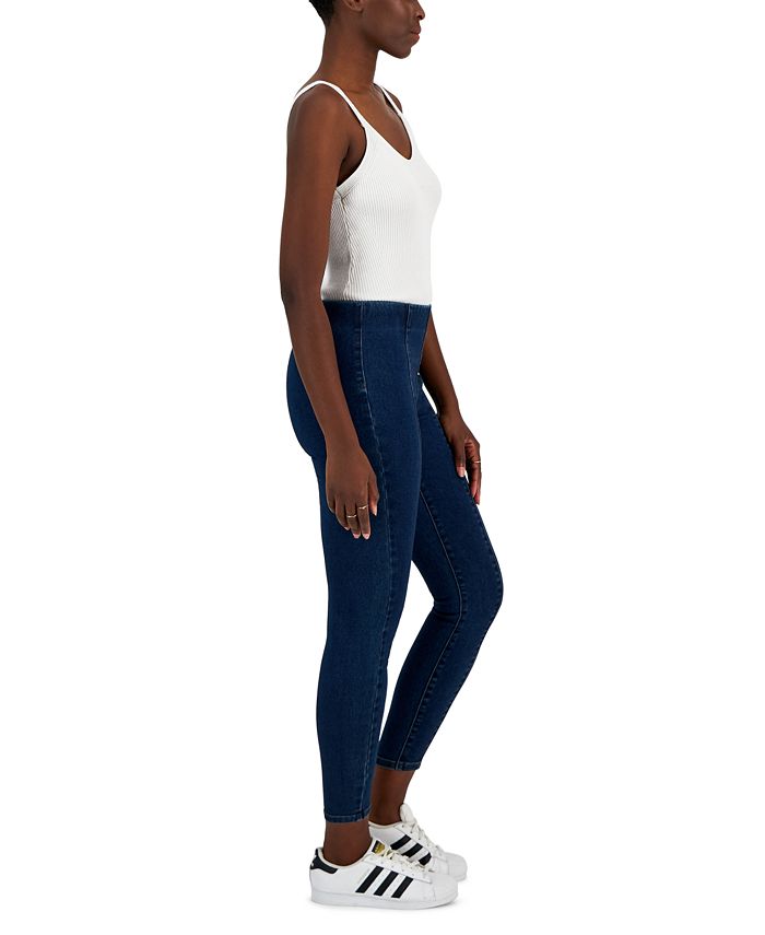 Vanilla Star Juniors' Seam-Front Pull-On Skinny Jeans - Macy's