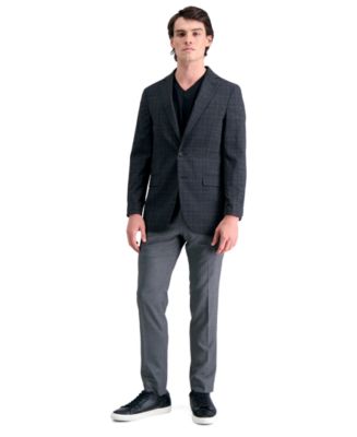 kenneth cole reaction men's slim-fit stretch dress pants Kenneth Cole Reaction Men's Shadow Check Stretch Slim Fit Dress Pant Pants,  Charcoal, 29Wx30L at Amazon Men's Clothing store