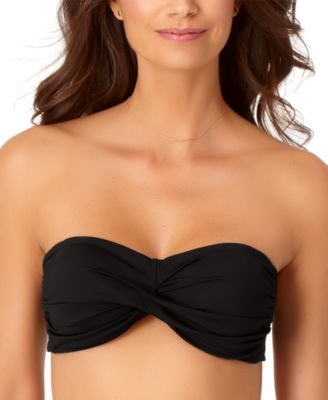 Solid Twist-Front Bikini Top