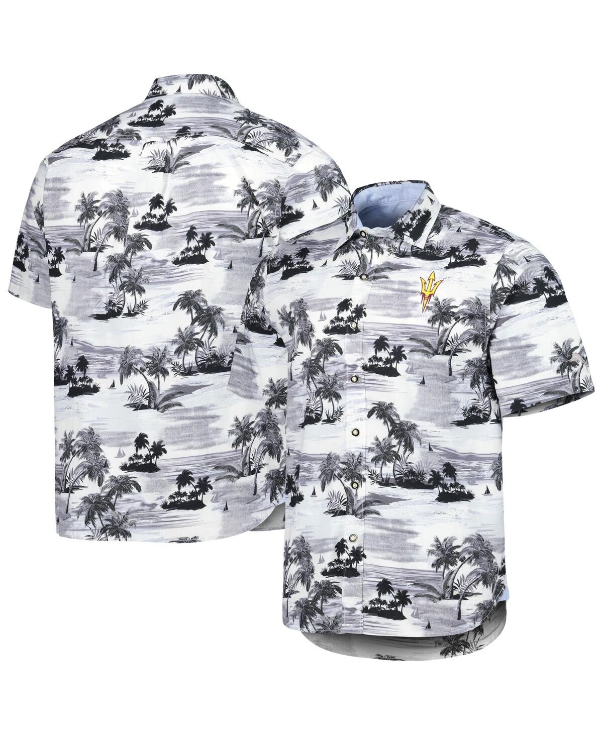 Shop Tommy Bahama Men's  Black Arizona State Sun Devils Tropical Horizons Button-up Shirt