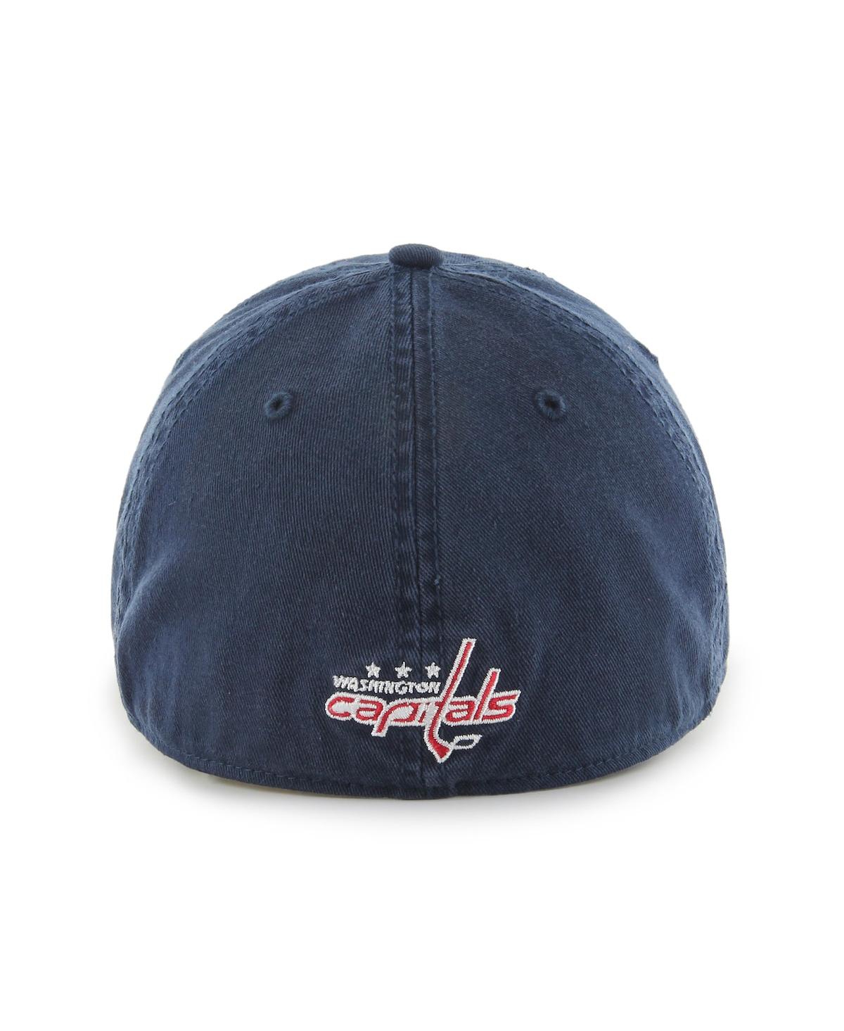 Shop 47 Brand Men's ' Navy Washington Capitals Classic Franchise Fitted Hat