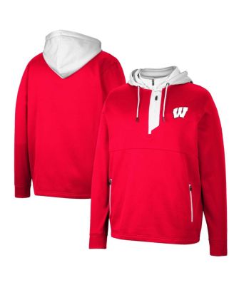 Men's Wisconsin Badgers Luge 3.0 Quarter-Zip Hoodie