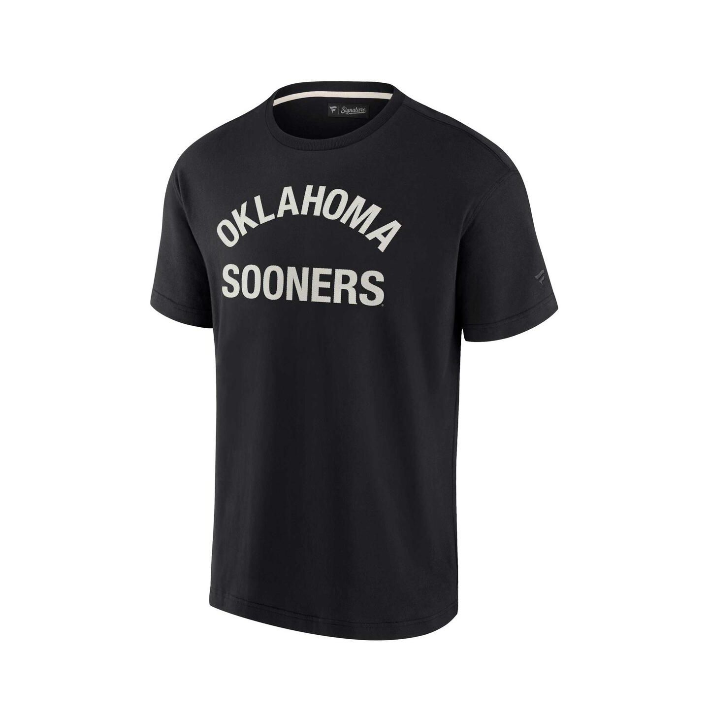 Футболка Fanatics Signature Black Oklahoma Sooners Super Soft Short Sleeve — фото 3