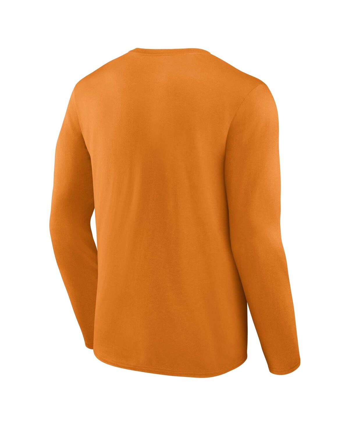 Shop Fanatics Men's  Tennessee Orange Tennessee Volunteers Campus Long Sleeve T-shirt