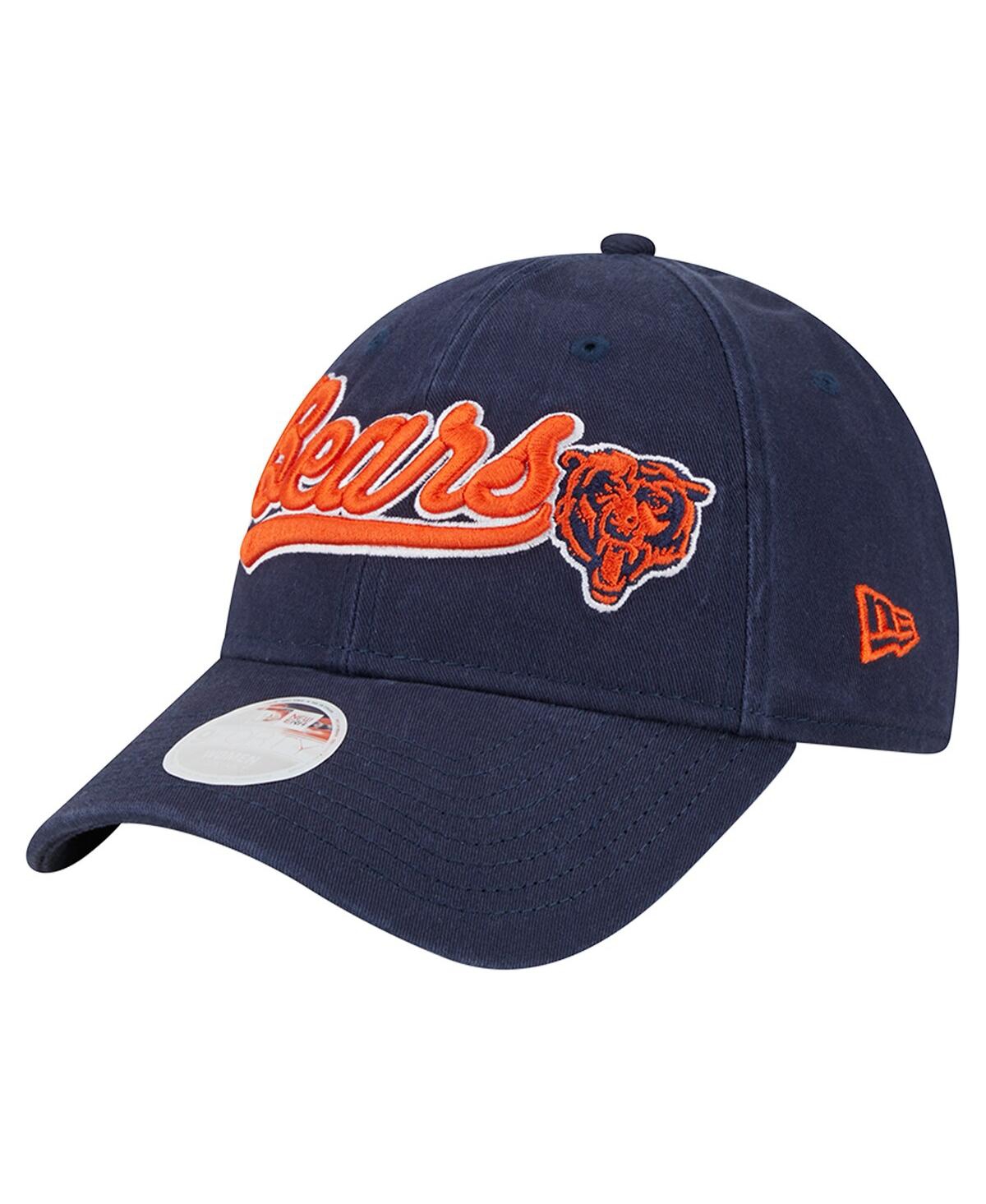 New Era Women's  Navy Chicago Bears Cheer 9forty Adjustable Hat