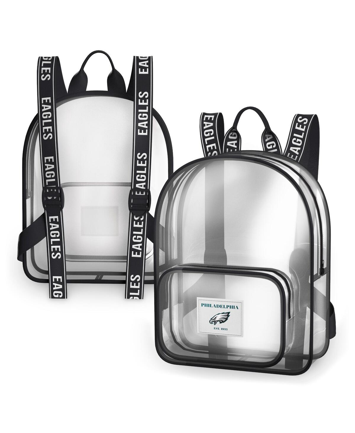 WEAR BY ERIN ANDREWS MEN'S AND WOMEN'S WEAR BY ERIN ANDREWS PHILADELPHIA EAGLES CLEAR STADIUM BACKPACK