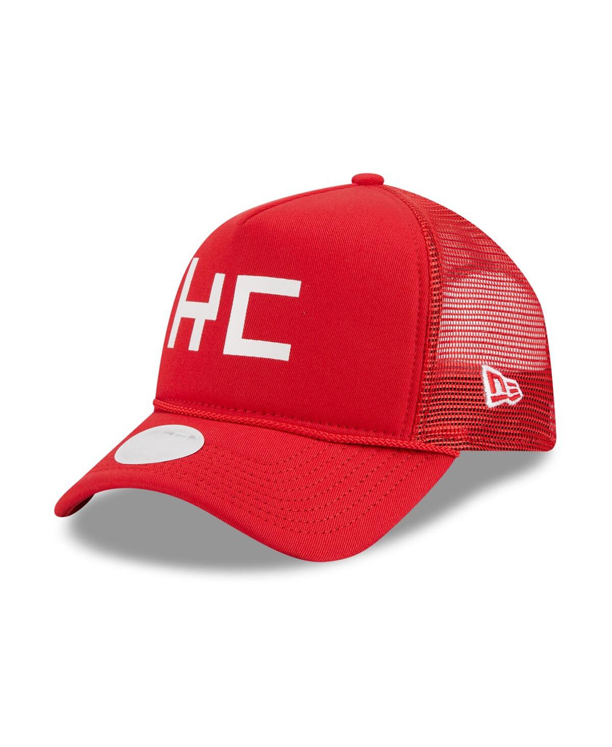 New Era Women's  Red Kansas City Chiefs Mcgee Trucker 9forty Adjustable Hat