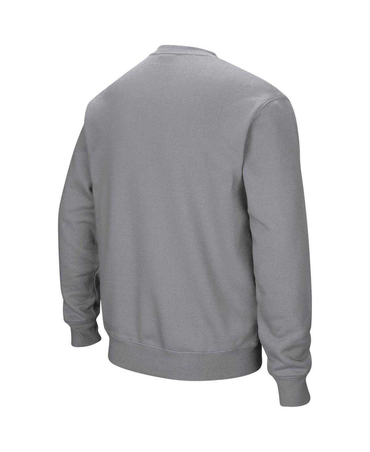 Colosseum Men's Nebraska Huskers Arch & Logo Pullover Sweatshirt In White
