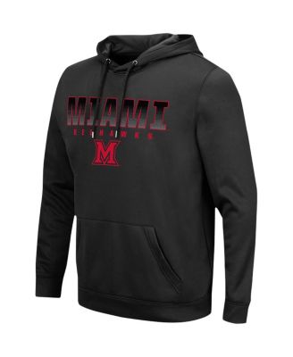 Men's Miami University RedHawks Blackout 3.0 Pullover Hoodie