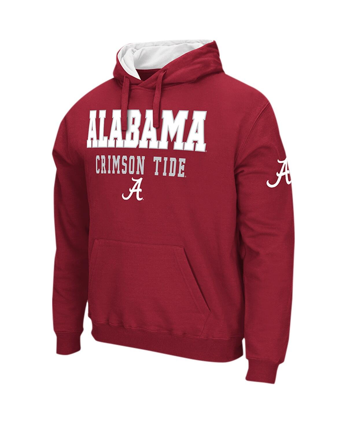 Shop Colosseum Men's  Crimson Alabama Crimson Tide Sunrise Pullover Hoodie