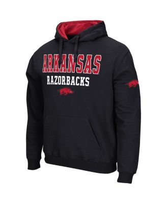Men's Black Arkansas Razorbacks Sunrise Pullover Hoodie