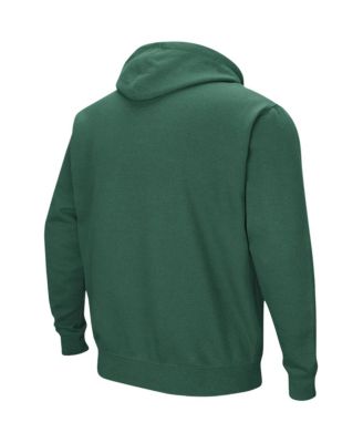 Men's Green Miami Hurricanes Sunrise Pullover Hoodie