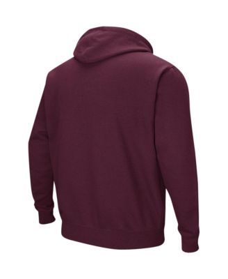 Men's Maroon Mississippi State Bulldogs Double Arch Pullover Hoodie