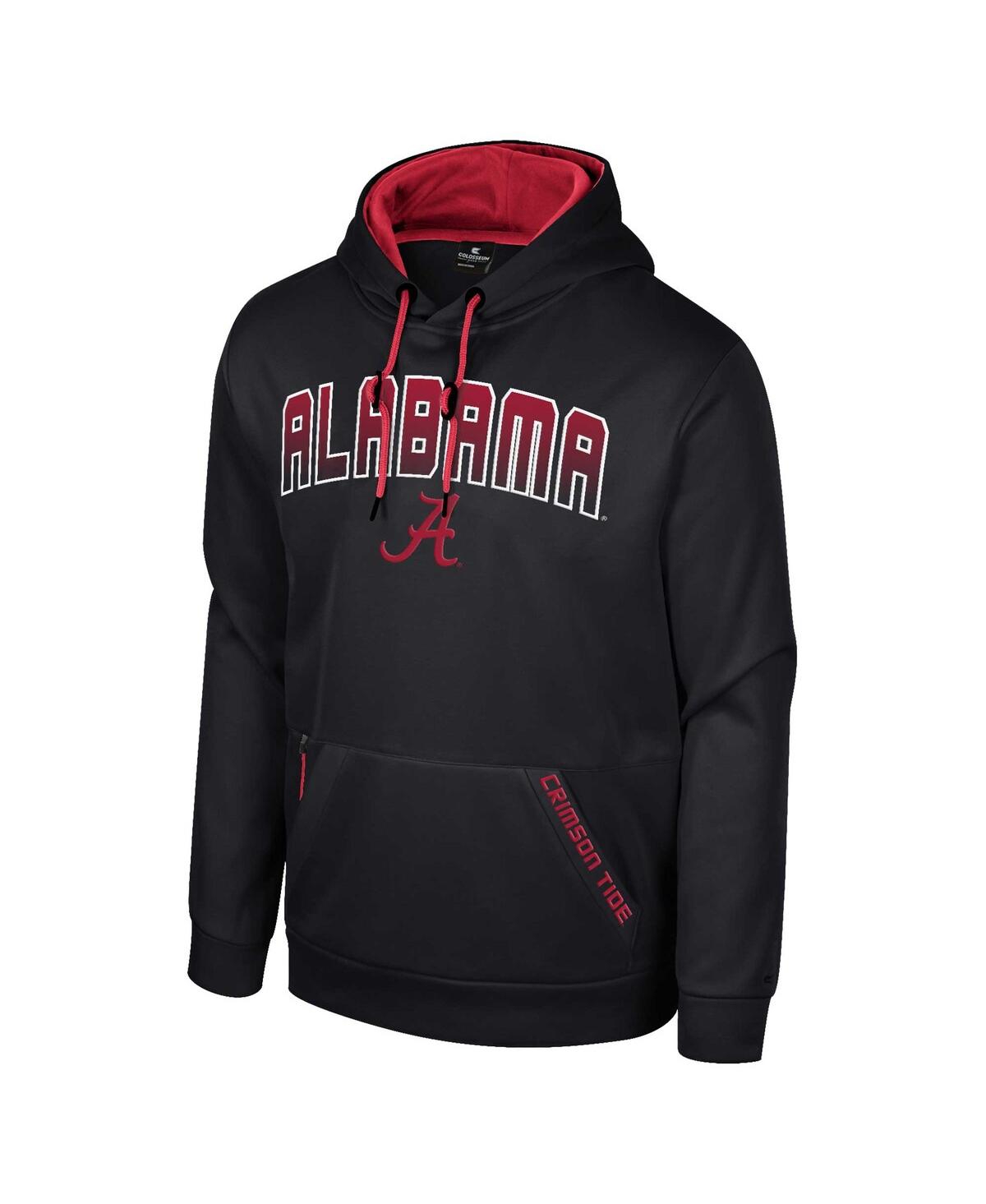 Colosseum Men's Black Arkansas Razorbacks Reese Pullover Hoodie In Black