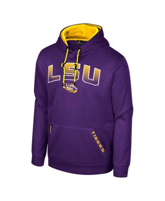 Men's Purple LSU Tigers Reese Pullover Hoodie