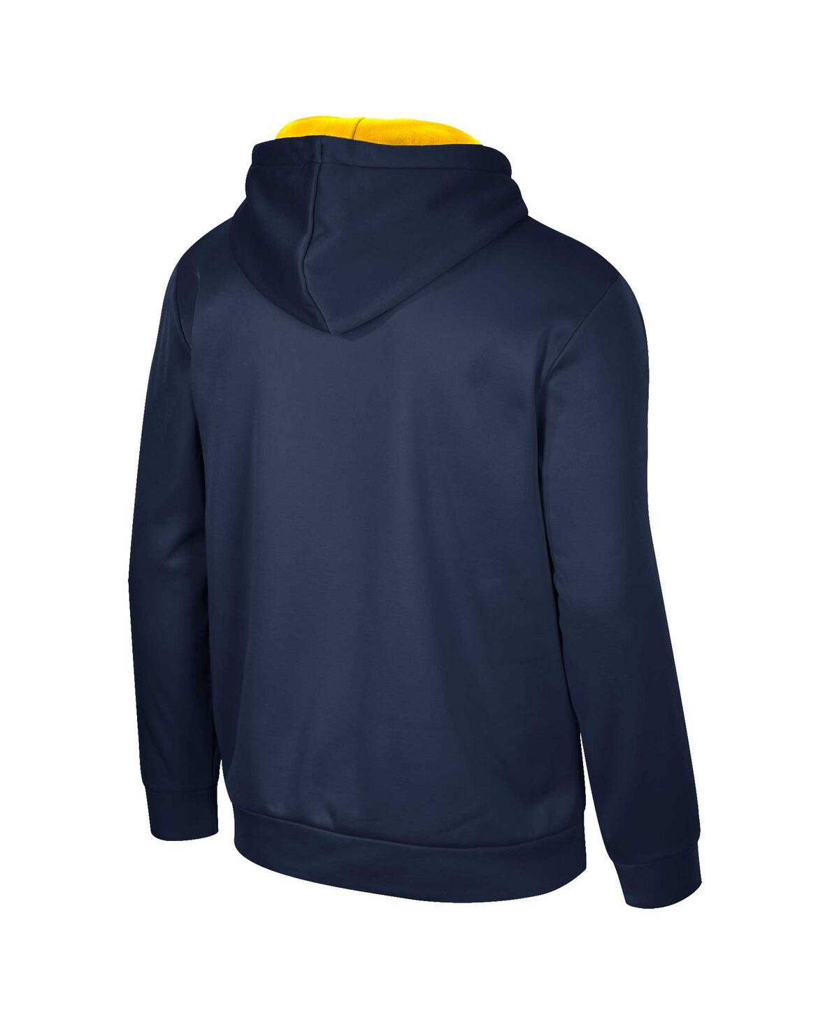 Colosseum Men's  Navy Michigan Wolverines Reese Pullover Hoodie In Navy
