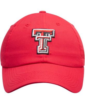 Men's Red Texas Tech Red Raiders Primary Logo Staple Adjustable Hat
