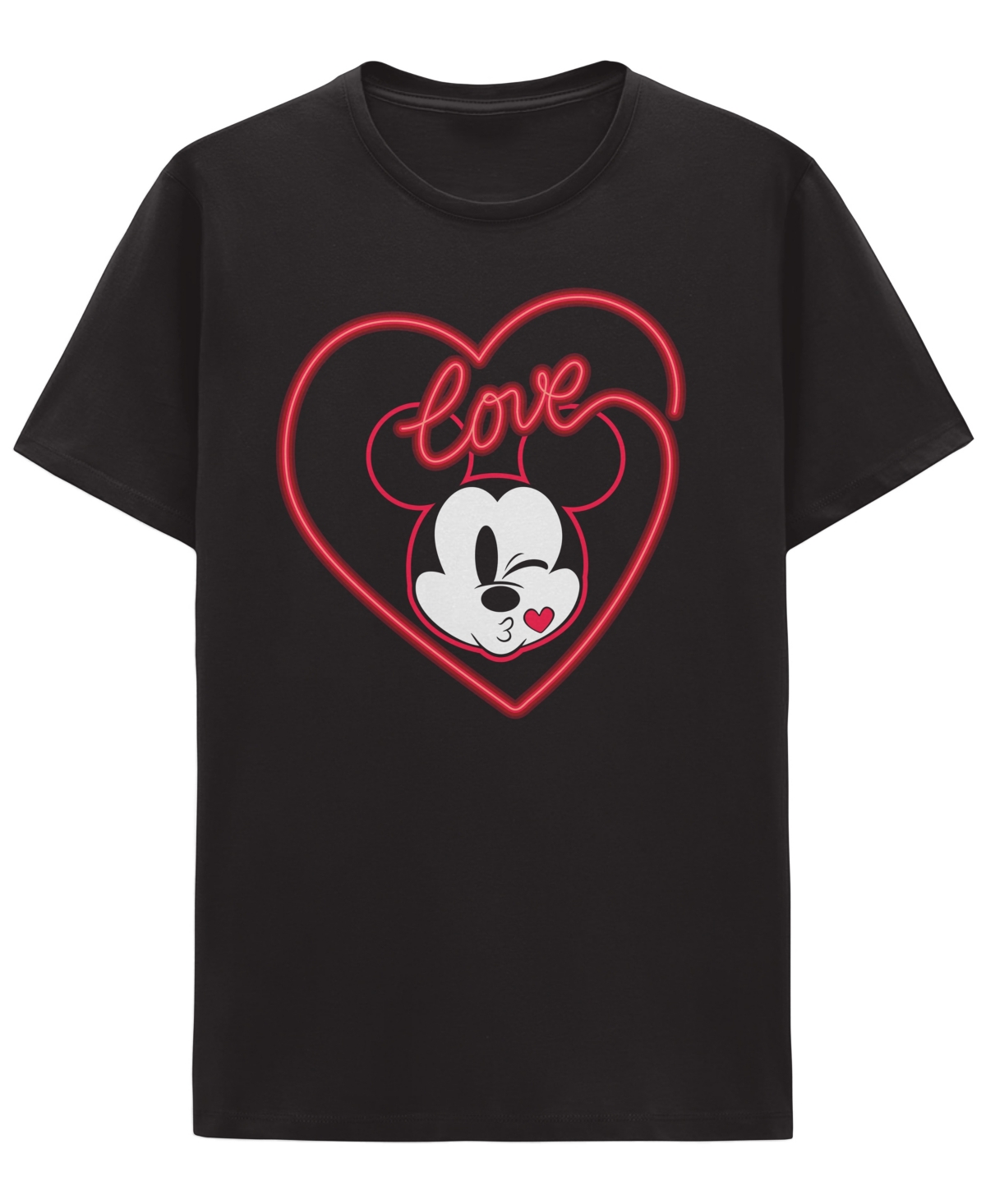 Mickey Mouse Men's Short Sleeve T-shirt - Black