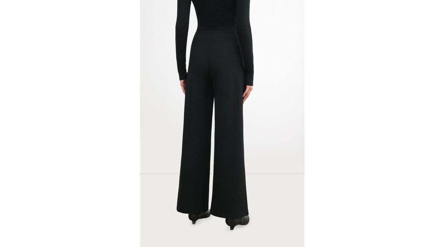 Женские брюки Marcella Gina Wide-Leg Mid-Rise Trousers, цвет: Чёрный — фото 3