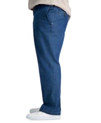 Men's Big & Tall Stretch Denim Classic-Fit Flat Front Pants