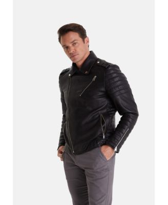 Men's Biker Jacket, Black