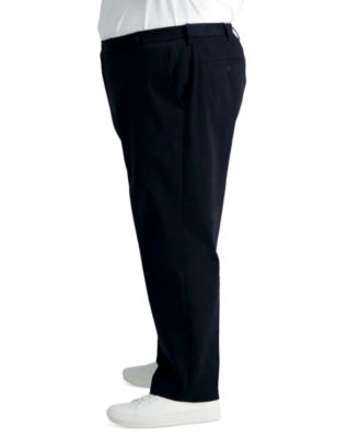 Men's Big & Tall Iron Free Premium Khaki Classic-Fit Flat Front Pant